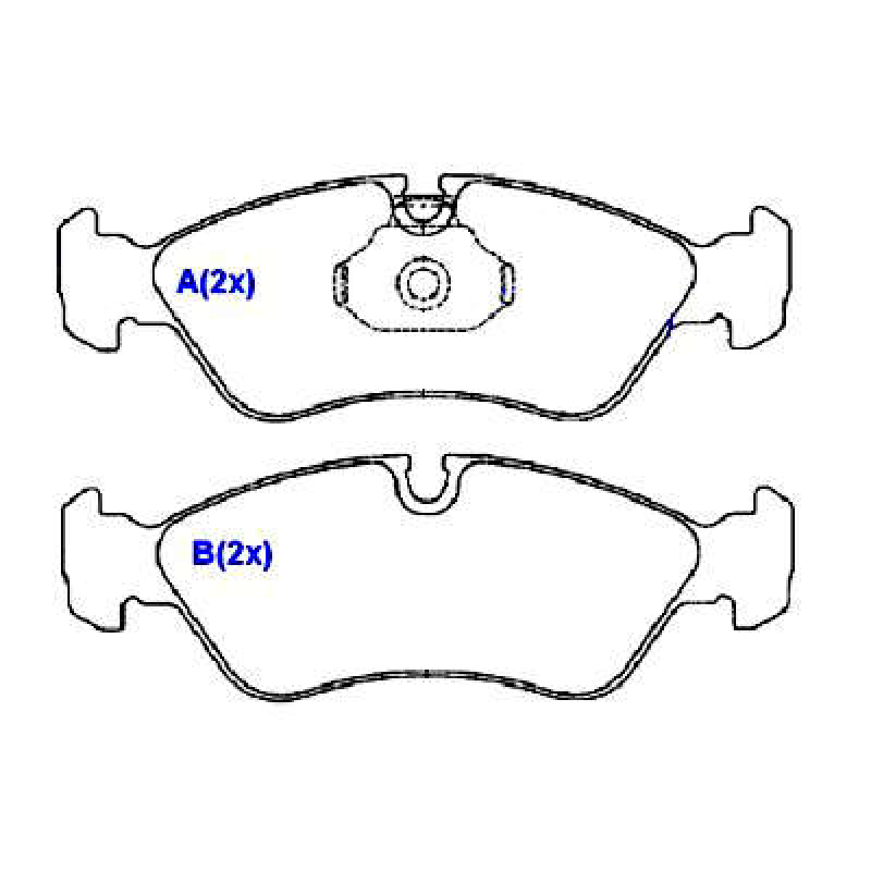 Pastilha De Freio Dianteira Astra/vectra/calibra Syl