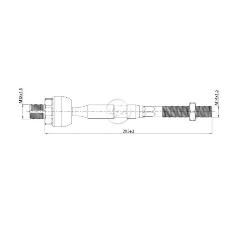 Barra Axial 320i/323i/325i Zm