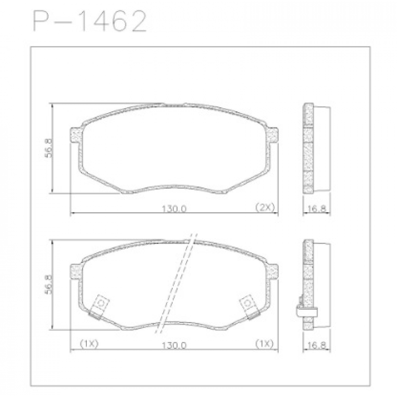 Pastilha De Freio Dianteira Tucson/sonata/sportage Lona Flex