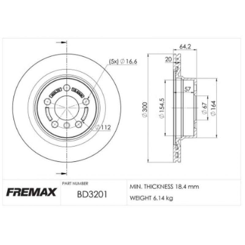 Disco De Freio Traseiro 320i Fremax