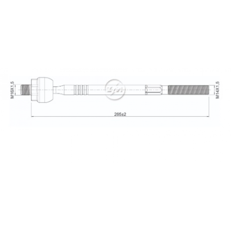 Barra Axial Celta/classic Zm