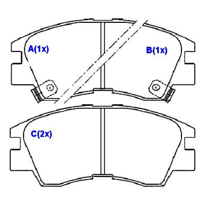 Pastilha De Freio Dianteira L200/l300 Syl