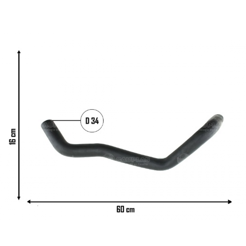 Mangueira Radiador Jumper/ducato/boxer (inferior) Cauplas Brasil
