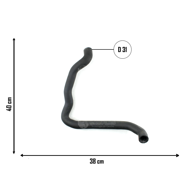 Mangueira Radiador Jetta (inferior) Cauplas Brasil