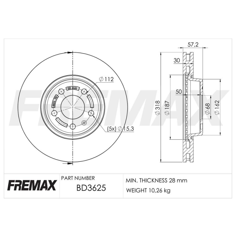Disco De Freio Dianteiro A4/a5 Fremax