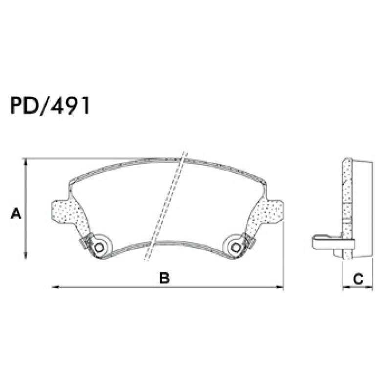 Pastilha De Freio Dianteira Corolla/fielder Fras-le