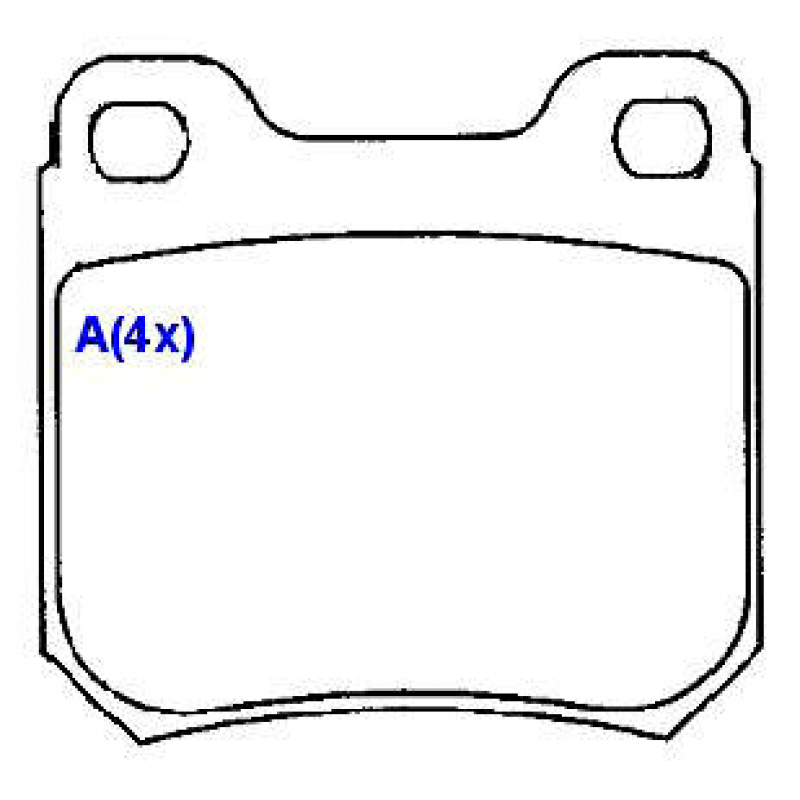 Pastilha De Freio Traseira Astra/meriva/omega Syl