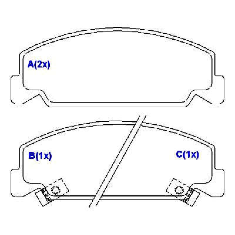 Pastilha De Freio Dianteira Civic/shuttle Syl