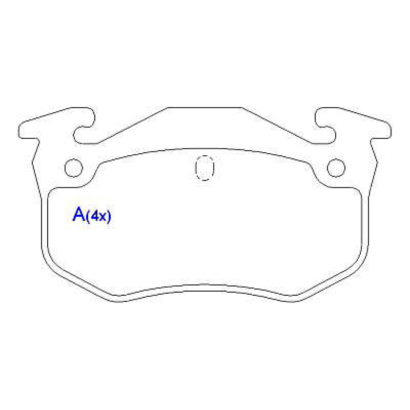 Pastilha De Freio Traseira Xsara/106/306/megane Syl