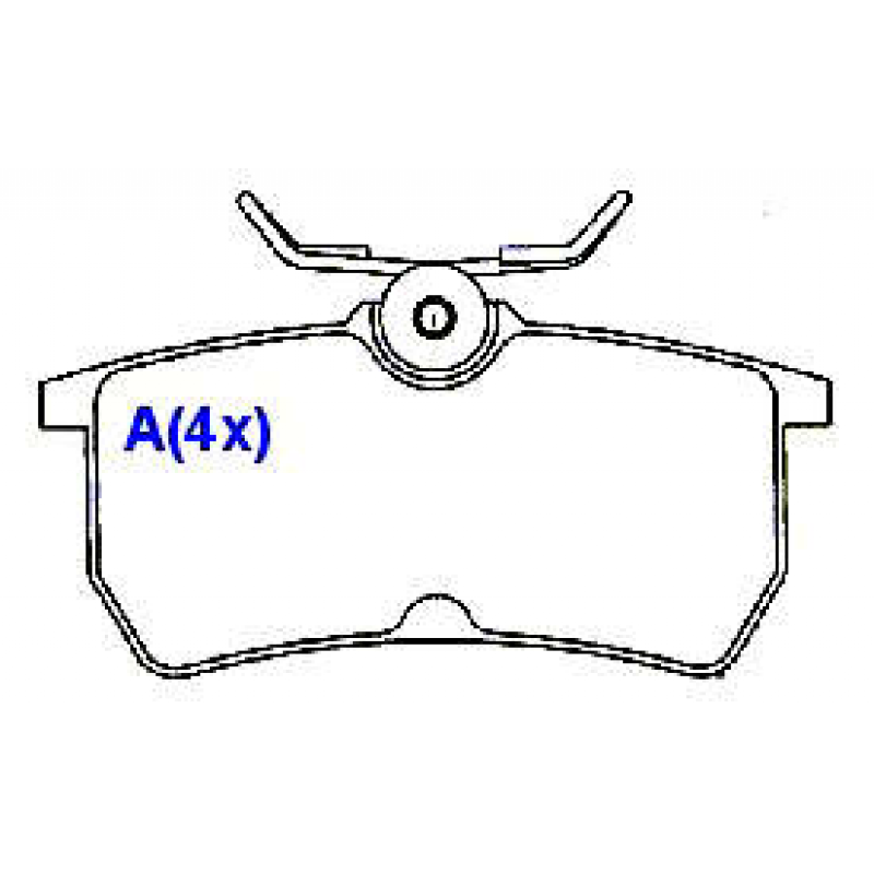 Pastilha De Freio Traseira Focus Syl