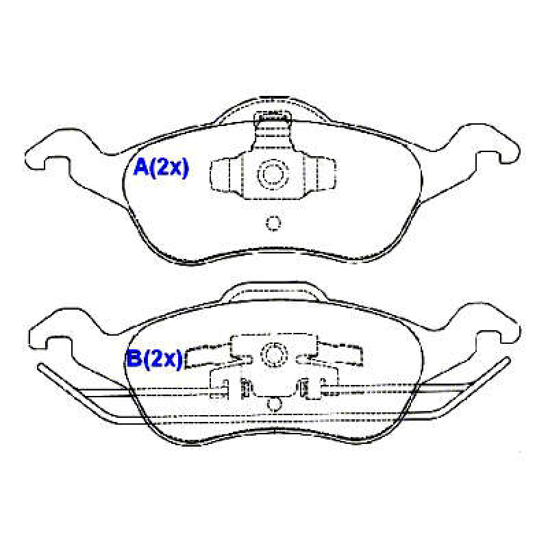 Pastilha De Freio Dianteira Focus Syl