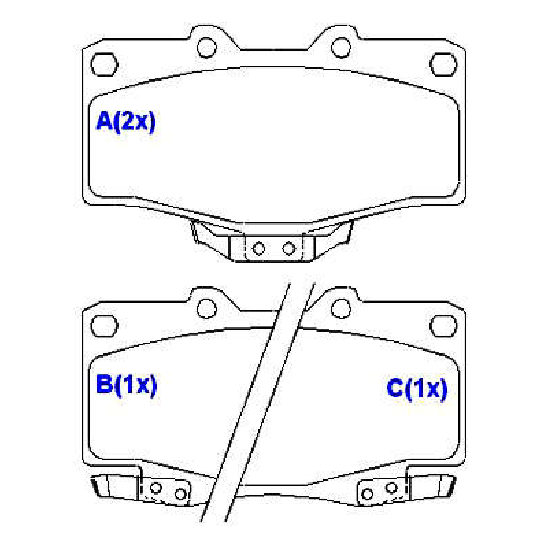 Pastilha De Freio Dianteira Hilux/4 Runner/taro Syl