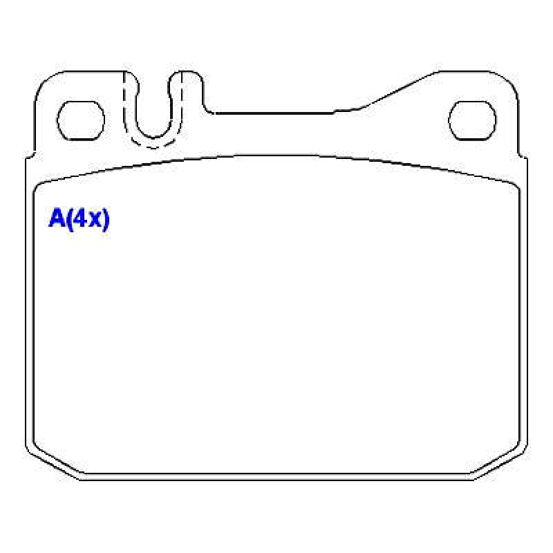 Pastilha De Freio Dianteira/traseira Mercedes 500/unimog Syl