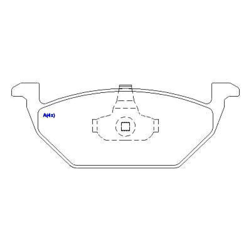 Pastilha De Freio Dianteira A3/golf/spacefox Syl