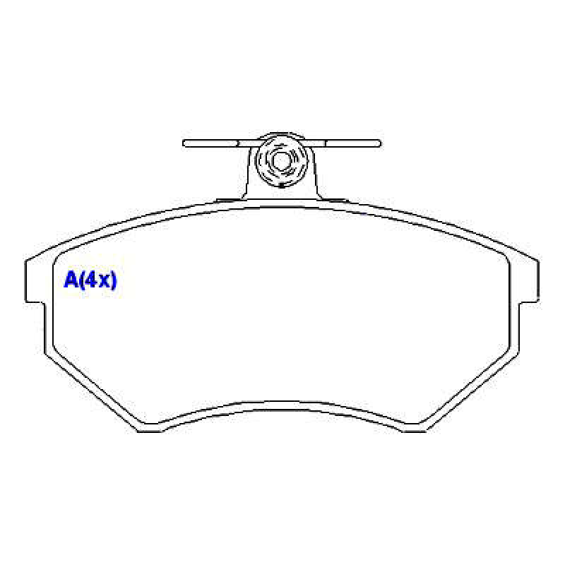 Pastilha De Freio Dianteira Audi 80/golf/jetta Syl