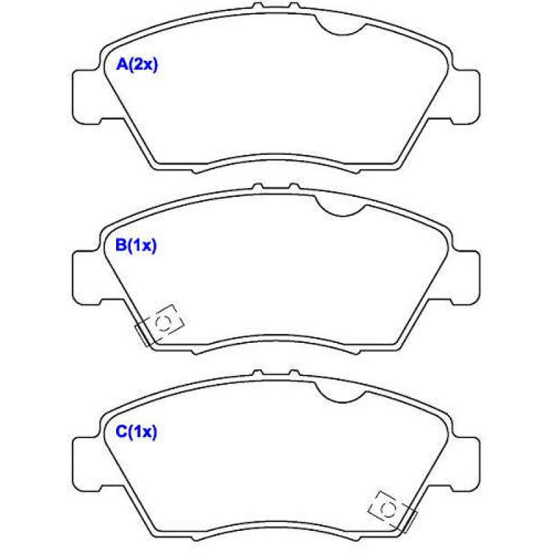 Pastilha De Freio Dianteira Civic Syl