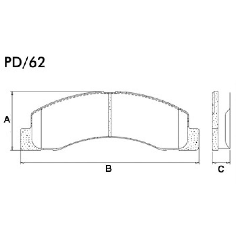 Pastilha De Freio Dianteira/traseira F250/f350/f4000 Fras-le