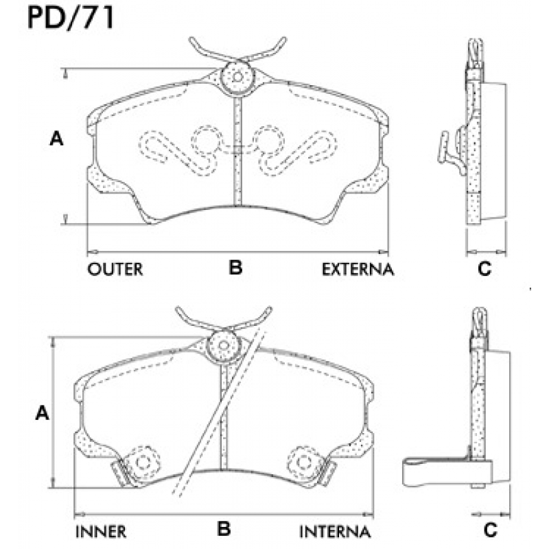 Pastilha De Freio Dianteira Civic/new Civic Fras-le