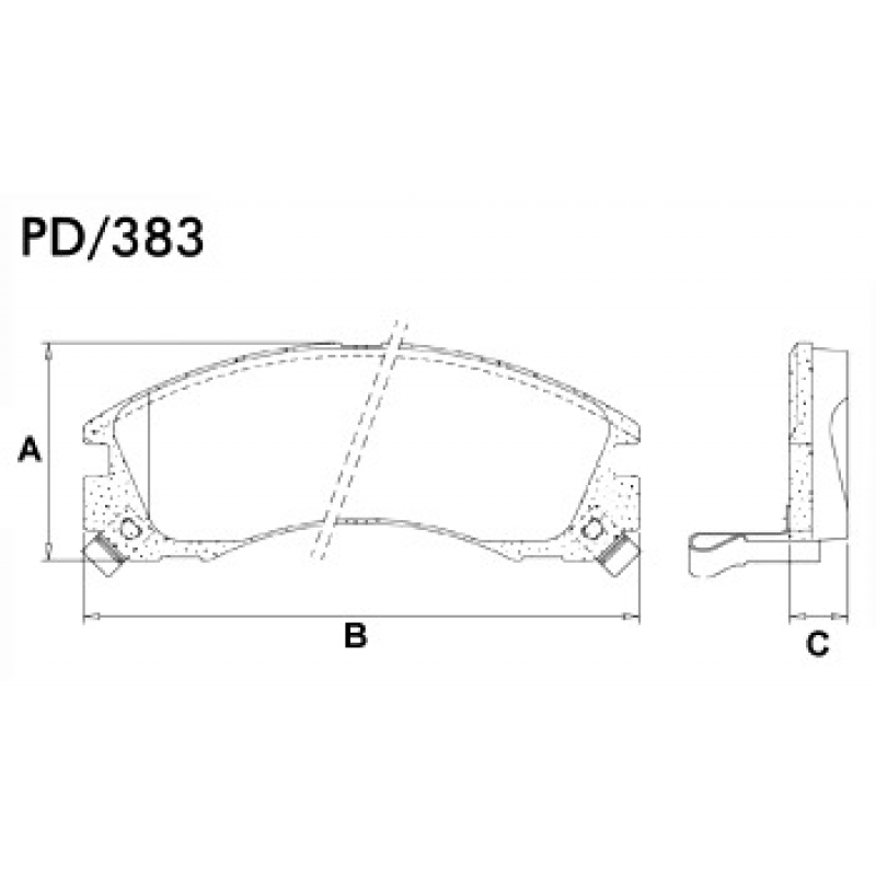 Pastilha De Freio Dianteira Pajero/outlander/eclipse Fras-le