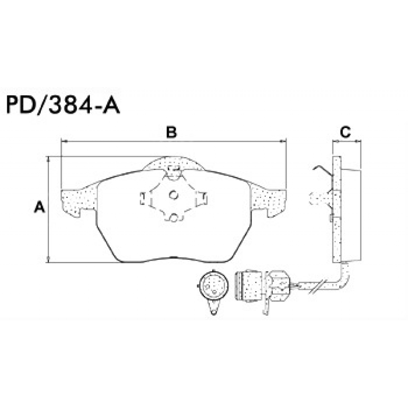 Pastilha De Freio Dianteiro A4/a6/passat Fras-le