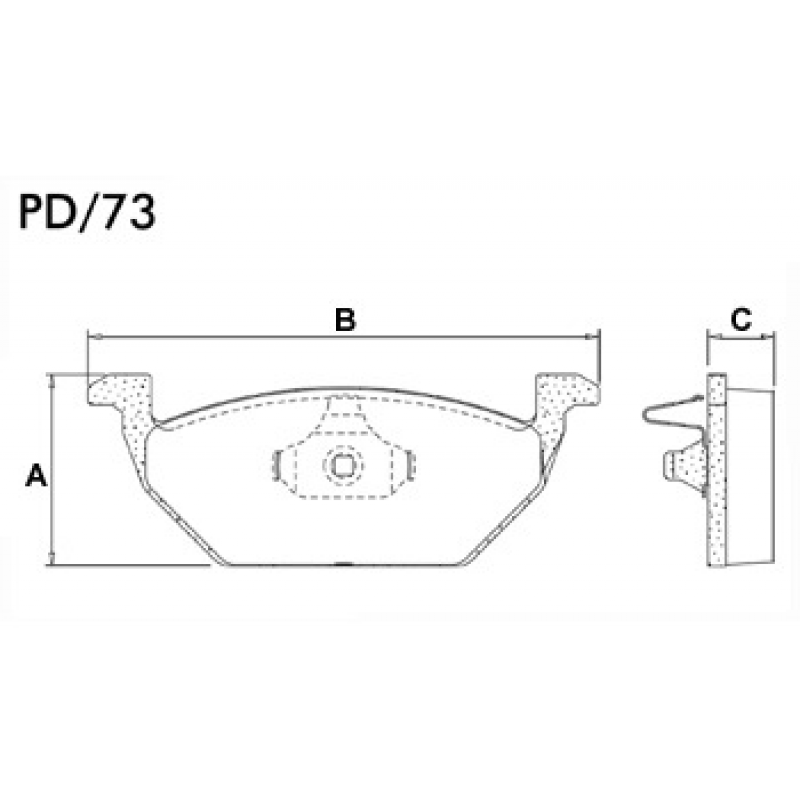 Pastilha De Freio Dianteira A3/golf/spacefox Fras-le