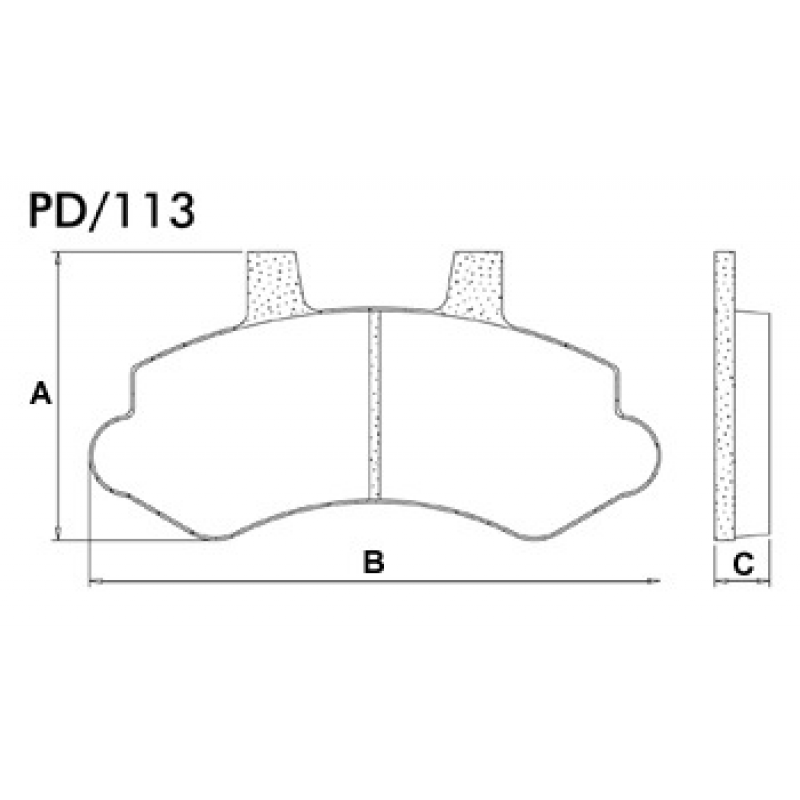 Pastilha De Freio Dianteira Silverado Fras-le