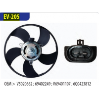 Eletroventilador Uno/fiorino//palio/siena/strada Omer