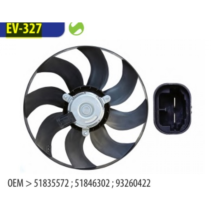 Eletroventilador Logan/sandero/corsa Omer
