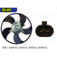 Eletroventilador Palio/uno/siena Omer