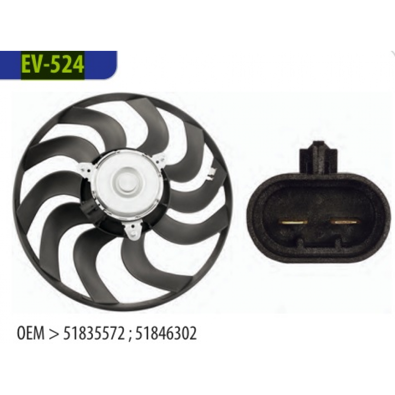 Eletroventilador Uno/mobi/siena Omer