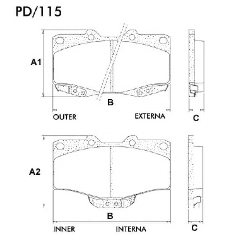 Pastilha De Freio Dianteira Hilux/4 Runner/taro Fras-le