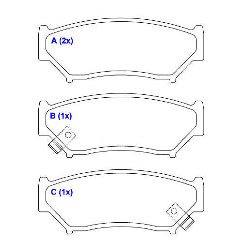 Pastilha De Freio Dianteira Vitara/grand Vitara/sidekick Syl