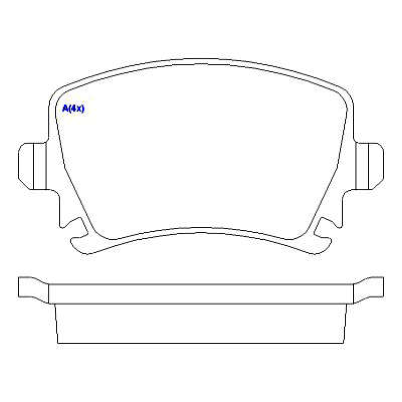 Pastilha De Freio Traseira Saveiro/golf/jetta Syl