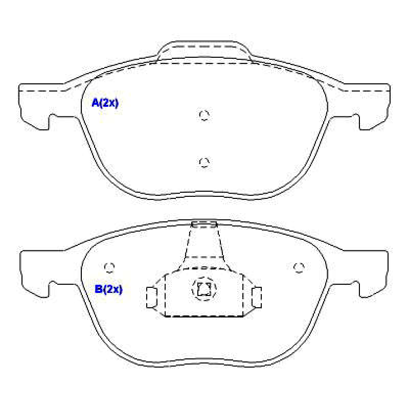 Pastilha De Freio Dianteira Ecosport/focus/c30 Syl