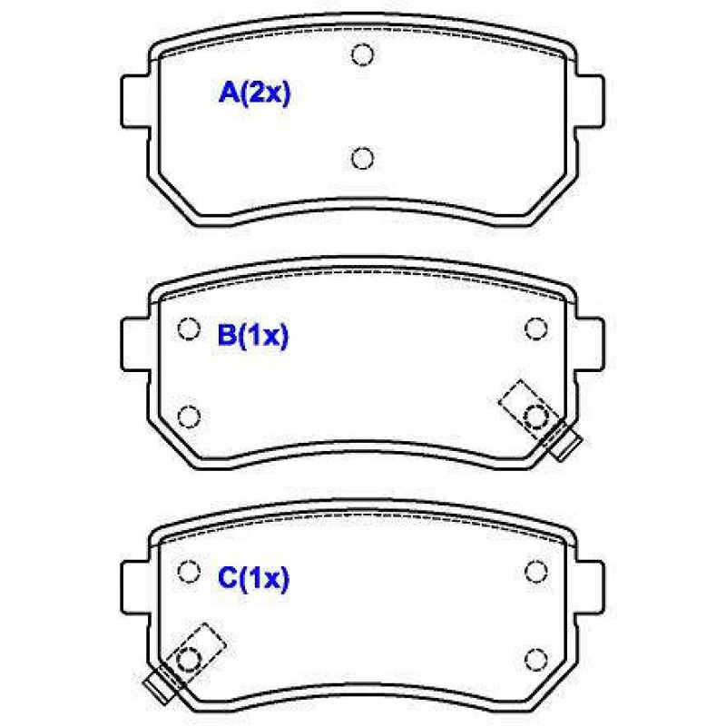 Pastilha De Freio Traseira I30/ix35/sonata Syl