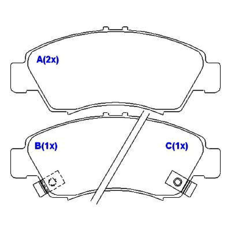 Pastilha De Freio Dianteira Civic/fit/jazz Syl