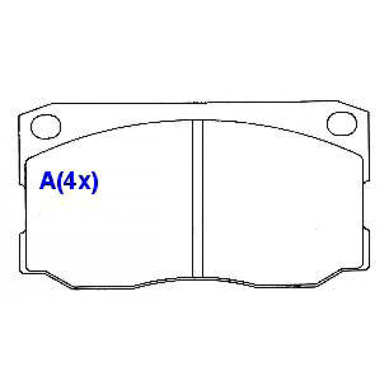 Pastilha De Freio Dianteira F4000/agrale/volare Syl