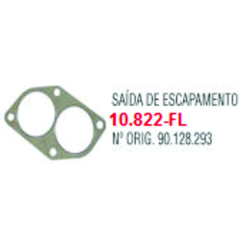 Junta Saida Escape Blazer/monza/omega/kadett/vectra Spaal