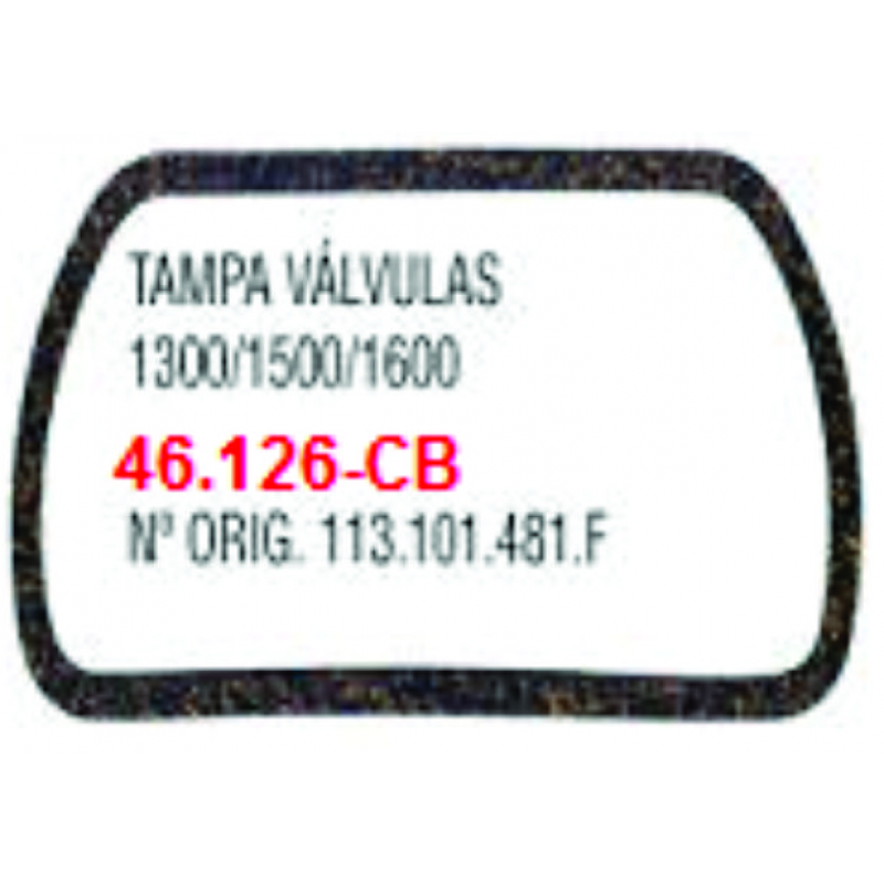 Junta Tampa Valvula 1300/1500/1600 Spaal