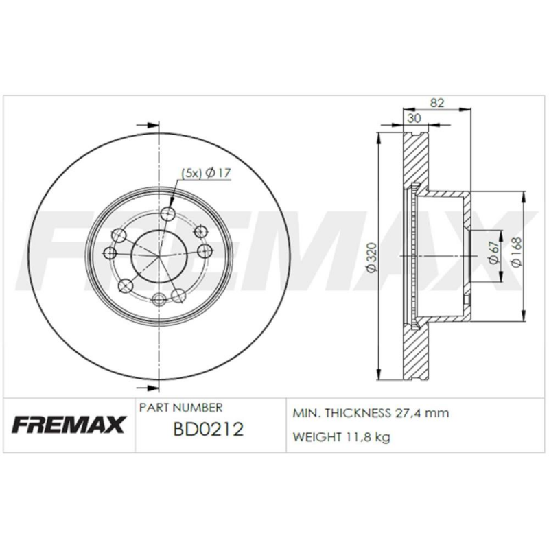 Disco De Freio Dianteiro Cl Class/s Class Fremax