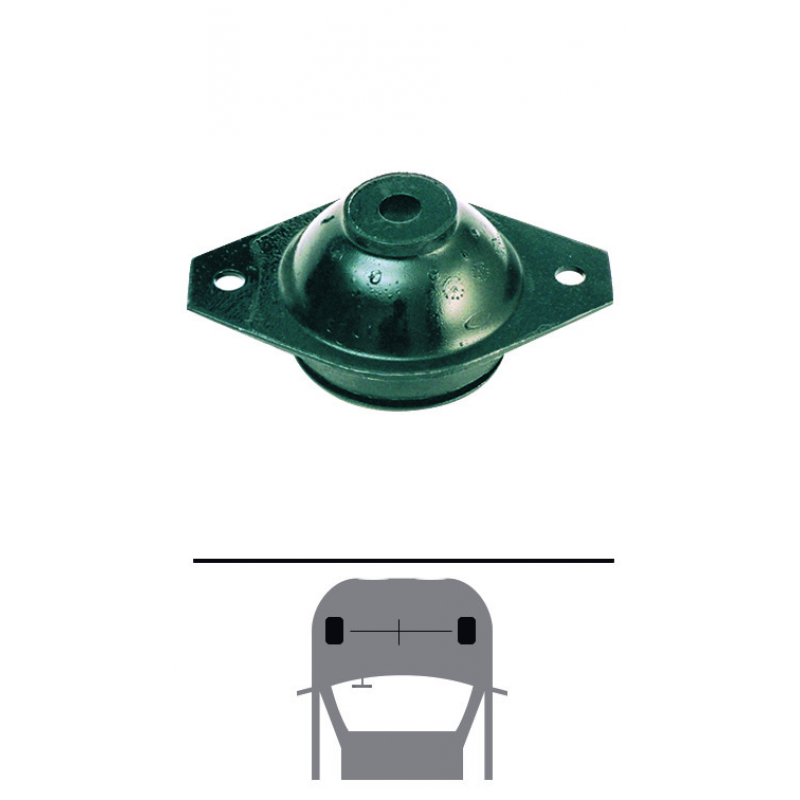 Coxim Motor Elba/fiorino/premio (direiro/esquerdo) Sampel