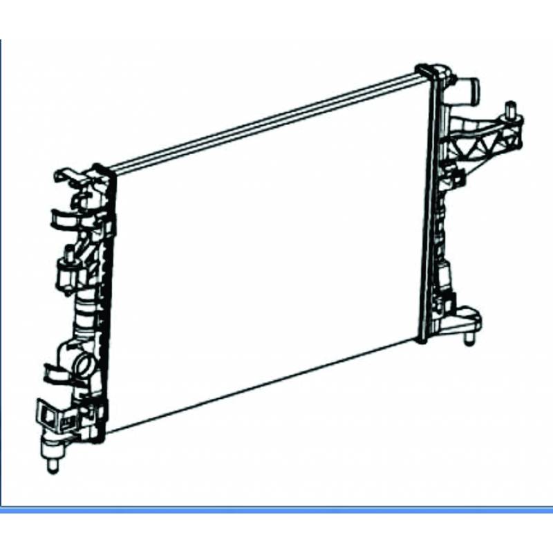 Radiador Agile Magneti Marelli