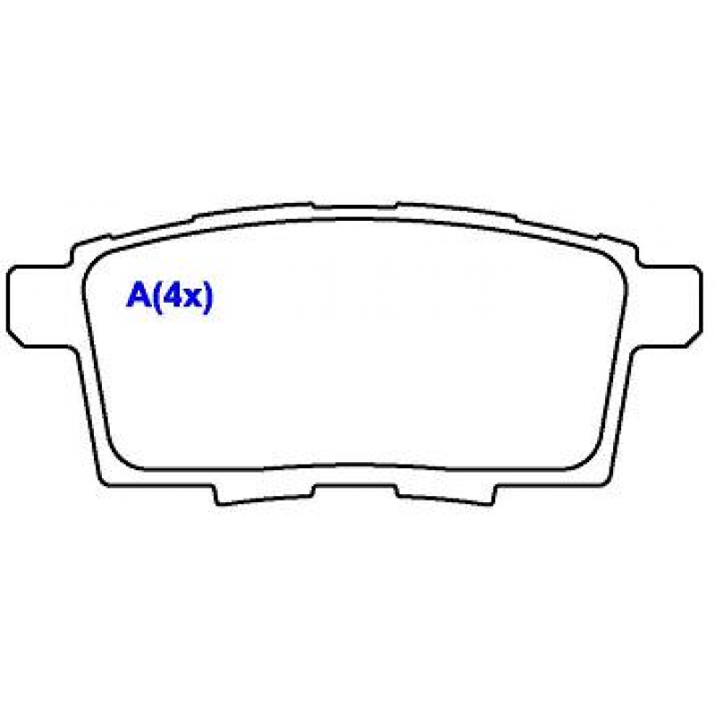 Pastilha De Freio Traseira Edge/cx7 Syl