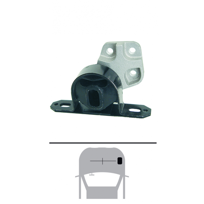 Coxim Motor Dianteiro Ka (frontal) Sampel