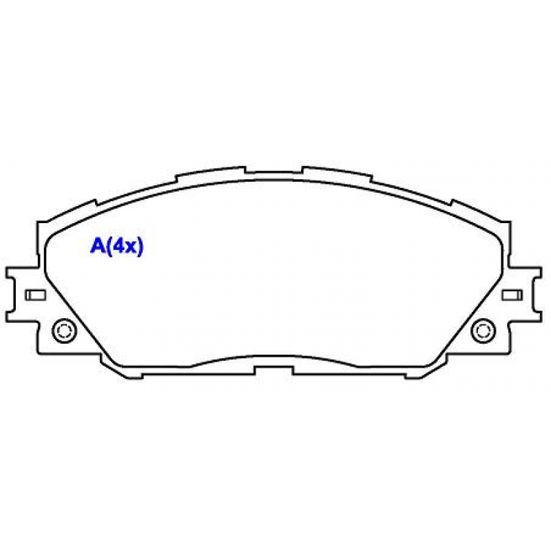 Pastilha De Freio Dianteira Rav4 Syl