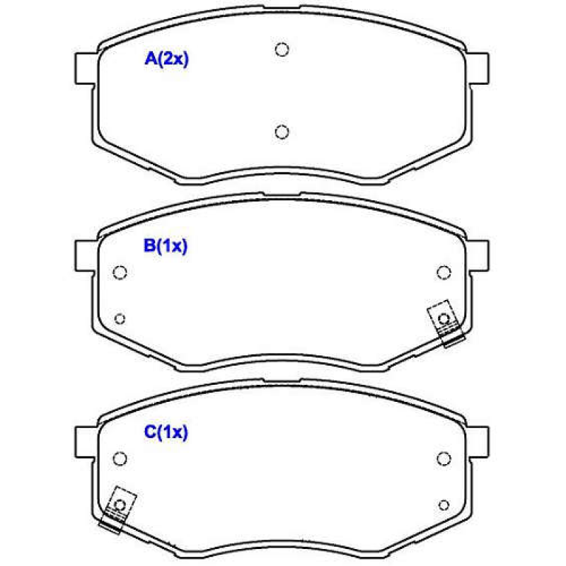 Pastilha De Freio Dianteira Sonata/tucson/sportage Syl