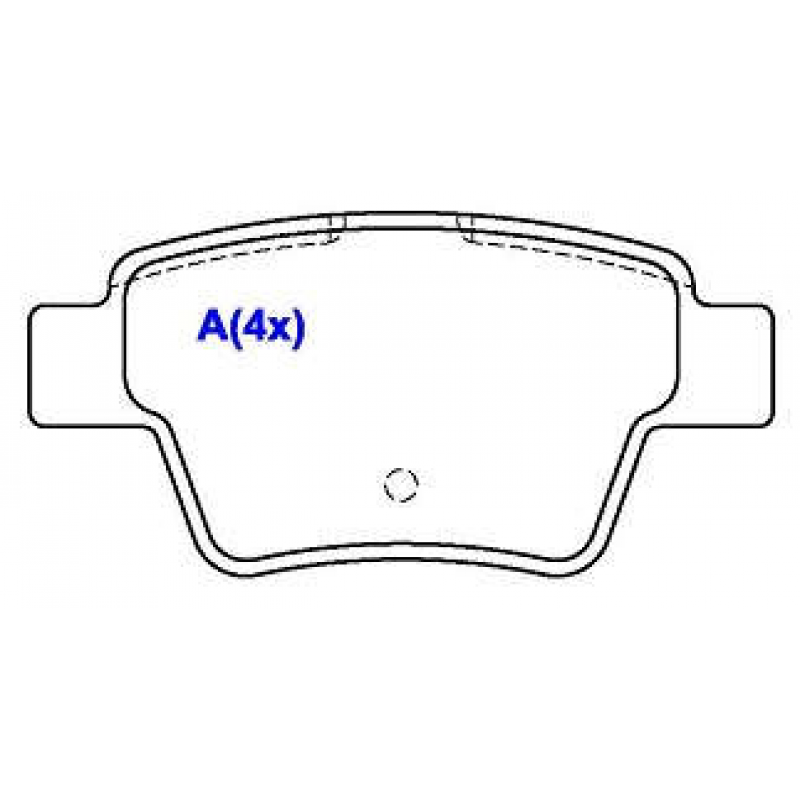 Pastilha De Freio Traseira C4 Pallas/307 Syl