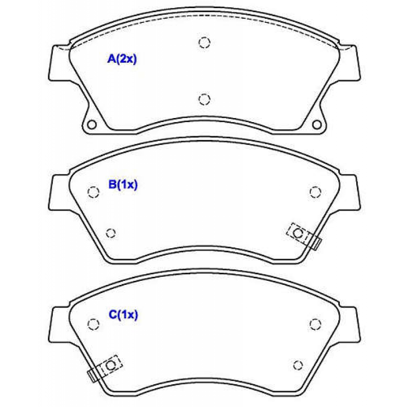 Pastilha De Freio Dianteira Cruze Syl