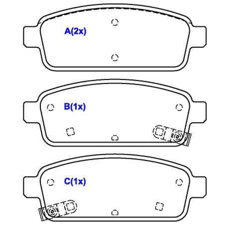 Pastilha De Freio Traseira Cruze Syl