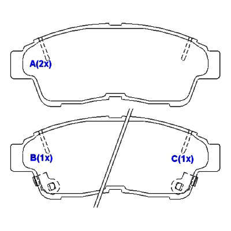 Pastilha De Freio Dianteira Corolla/rav4/corona Syl